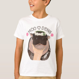 Moo Deng, a hippo from Thailand T-Shirt Tシャツ