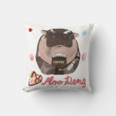 Moo Deng Hippo クッション (正面)