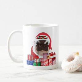 Moo Deng Hippo for Merry Christmas コーヒーマグカップ