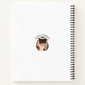 Moo Deng Hippo from Thailand ノートブック (裏面)