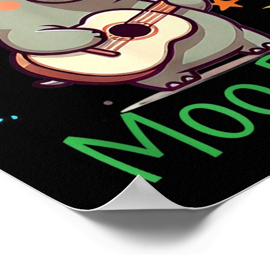 Moo Deng Is A Pygmy Hip Happy New Year Funny  ポスター (角)