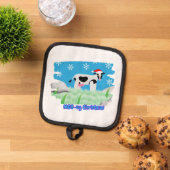 Moo-ey Christmas 鍋敷き (トップダウン)