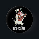 Moo-kulele Funny Ukulele Cow Pun Dark BG<br><div class="desc">Moo-kulele Funny Ukulele Cow Pun features a cute cool cow playing his ukelele. Perfect pun gift for family and friends who love cute cow ukulele puns.</div>