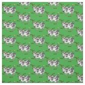 moo mooの農場牛パターン ファブリック (見本)