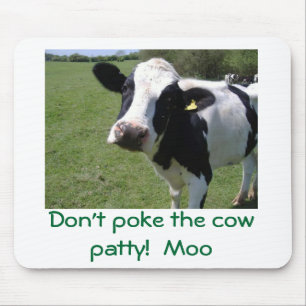 Moo Mooは、牛パティーを突きません! Moo マウスパッド