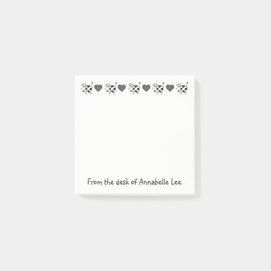 Moo Moo愛 ポストイット (正面)