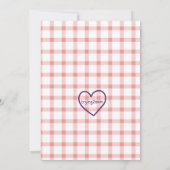 Moo, Moo, look who's TWO, cute cow 2nd birthday 招待状 (裏面)