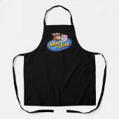 Moo & Oink Black Chef's Apron エプロン (正面)