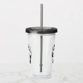 Moo Tumbler – かわいい牛の冷たい飲み物カップ アクリルタンブラー (右)