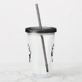 Moo Tumbler – Cute Cow Cold Cup アクリルタンブラー (左)