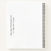 #MOODスパイラルノート ノートブック (裏面)