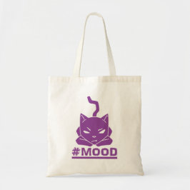 #MOOD猫の紫色 トートバッグ