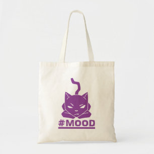 #MOOD猫の紫色 トートバッグ