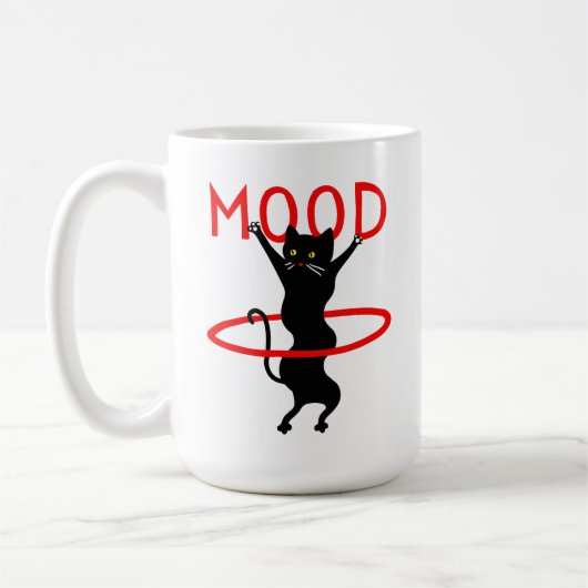 Mood cat | Mug Decorative コーヒーマグカップ (左)