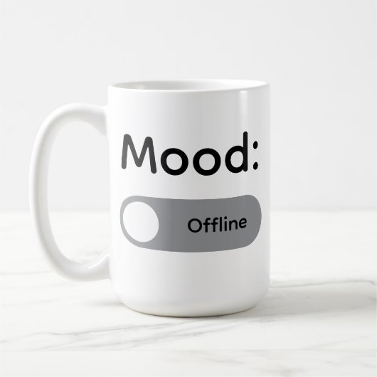 Mood: Offline MCoffee Mug コーヒーマグカップ (左)