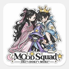 MOoD Squad™ | OKI DOKI MOKI キャラクターステッカー スクエアシール