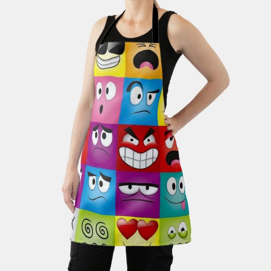 Moods and Emoticons エプロン (インサイチュ)