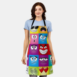 Moods and Emoticons エプロン