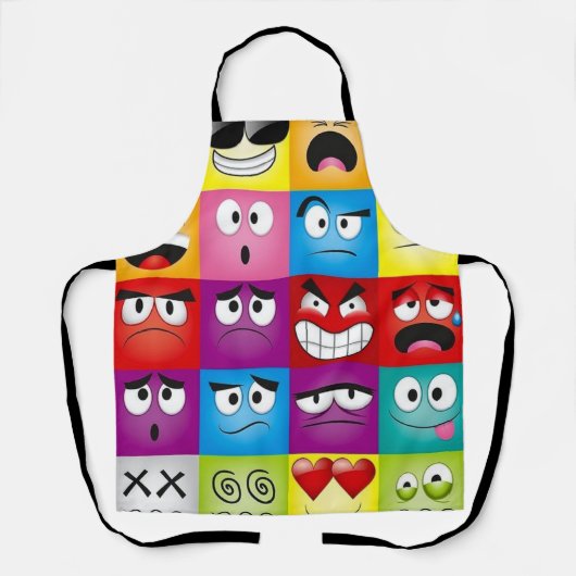 Moods and Emoticons エプロン (正面)