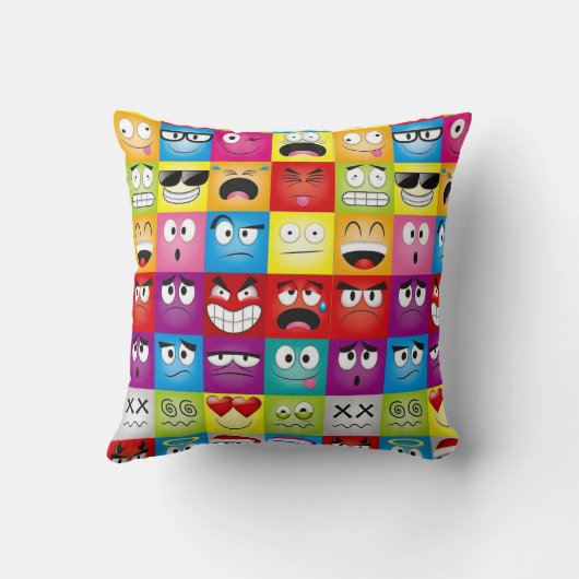 Moods and Emoticons クッション (裏面)