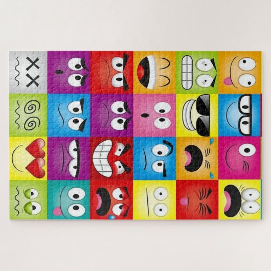 Moods and Emoticons ジグソーパズル (横)