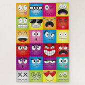 Moods and Emoticons ジグソーパズル (縦)