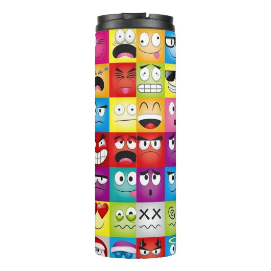 Moods and Emoticons タンブラー (裏面)