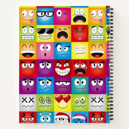 Moods and Emoticons ノートブック (裏面)