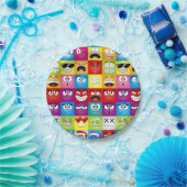 Moods and Emoticons ペーパープレート (パーティー)