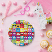 Moods and Emoticons ペーパープレート (パーティー)