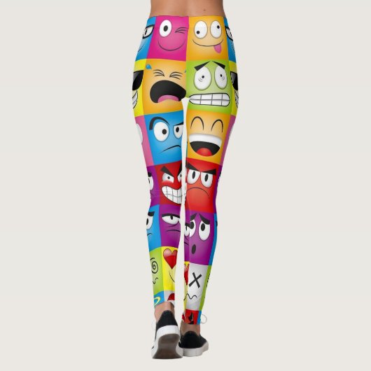 Moods and Emoticons レギンス (裏面)