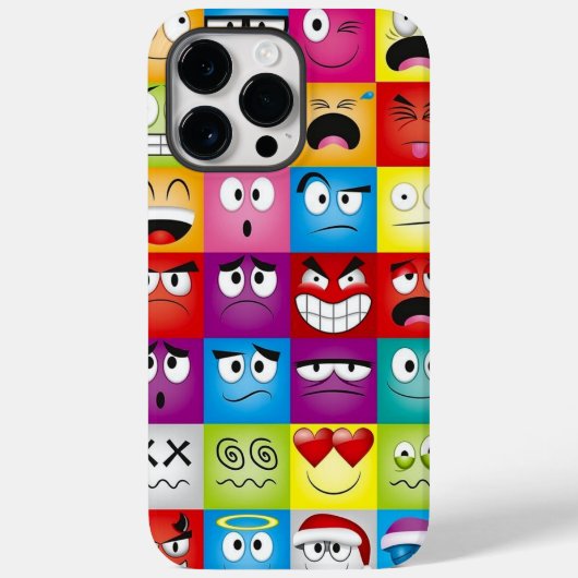 Moods and Emoticons Case-Mate iPhoneケース (裏面)