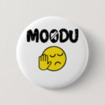 Moodu Tamil Shutup funny quote 缶バッジ<br><div class="desc">Moodu means shut up in Tamil. This is a funny Tamil meme or quote that Tamil speakers will appreciate. This is a really good fun gift for talkative Indians who likes Kollywood. People from Chennai,  Tamilnadu will love this.</div>