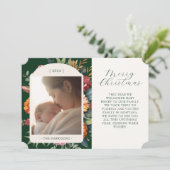 Moodyエレガント Botanical Year In Review Card 招待状 (スタンド正面)