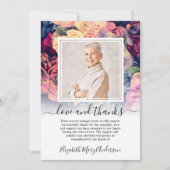 Moodyフローラ謝意You Beervement写真 サンキューカード (正面)