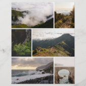 Moody adventure travel Scrapbook paper for cutouts (正面)