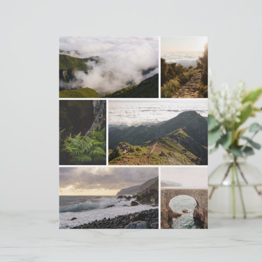 Moody adventure travel Scrapbook paper for cutouts (スタンド正面)