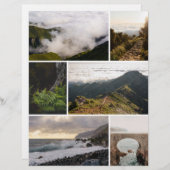 Moody adventure travel Scrapbook paper for cutouts (正面/裏面)