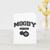 Moody And Uptight Merry And Xmas Bright Matching C カード (黄色い花)