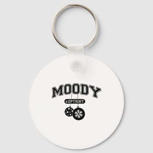 Moody And Uptight Merry And Xmas Bright Matching C キーホルダー (正面)