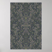 Moody Arts and Crafts Botanical Poster Wall Art ポスター (正面)