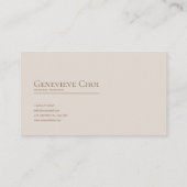 Moody Autumnal Floral Rose Jewel Tone Square 名刺 (裏面)