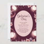 Moody Berry Figs Galentine’s Day Wine Night 招待状 (正面)