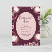 Moody Berry Figs Galentine’s Day Wine Night 招待状 (スタンド正面)