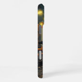 Moody Black Cat Playing Cello Cool Cellist Gift iPhoneケース (右側面)