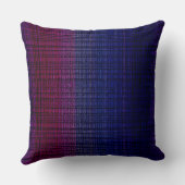 Moody blue gradient pattern クッション (裏面)