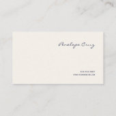 Moody Blue Rose Celestial Night Landscape Split 名刺 (裏面)