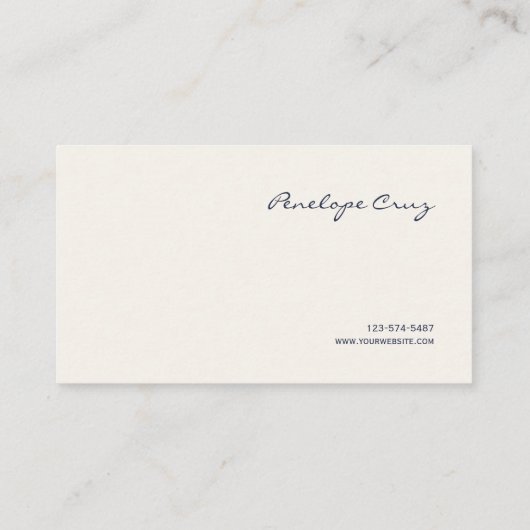 Moody Blue Rose Celestial Night Landscape Split 名刺 (裏面)