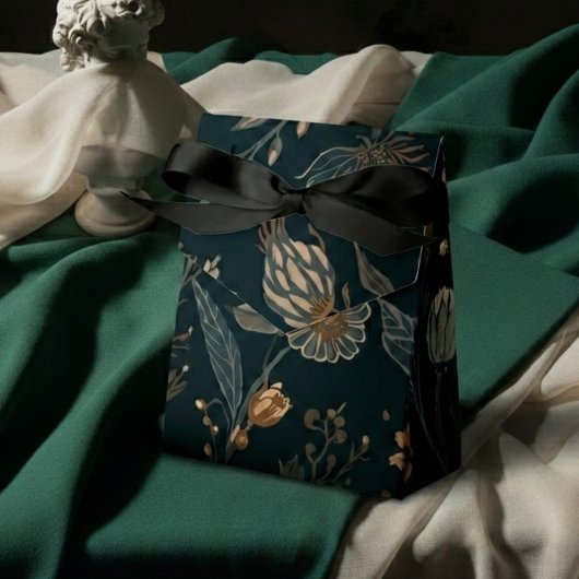 Moody Botanical Contemporary Wedding Guest フェイバーボックス