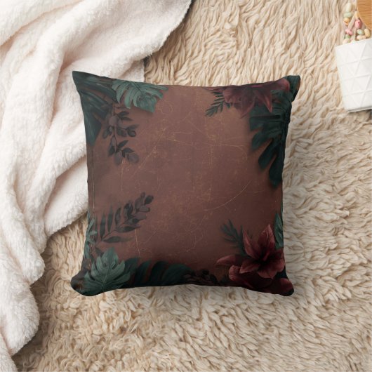 Moody Botanical Elegance クッション (ブランケット)